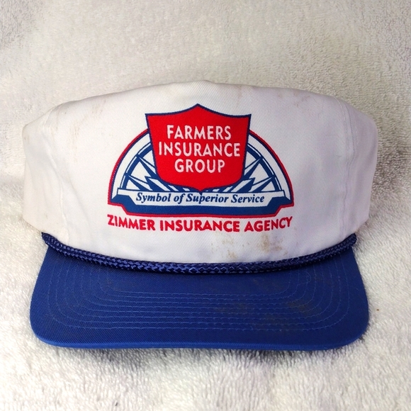 Mega Cap Other - Vintage Trucker Hat: FARMERS INSURANCE GROUP